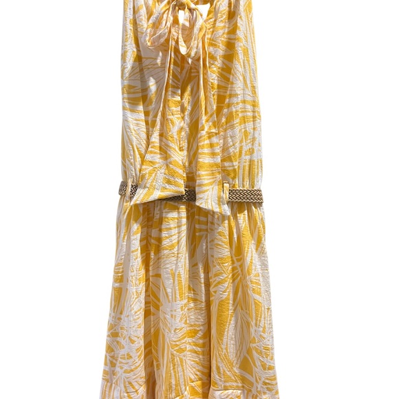 Indigo Rose Sunny Yellow Patterned  Dress - Picture 7 of 8